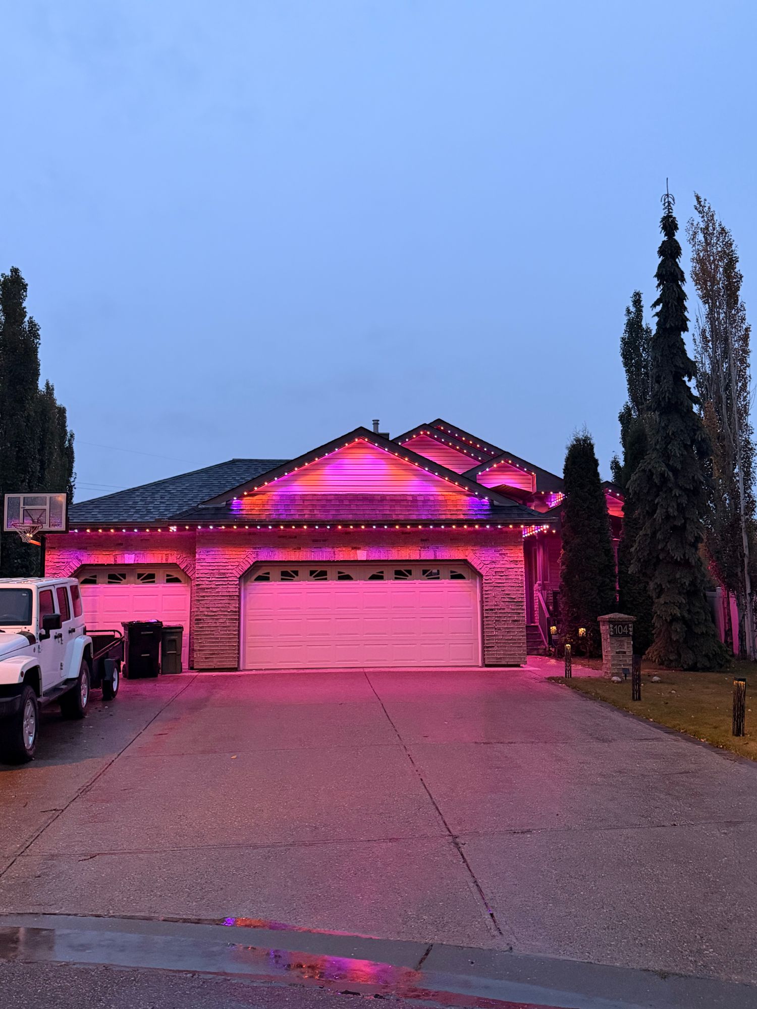 Aurum Lights permanent lighting install
