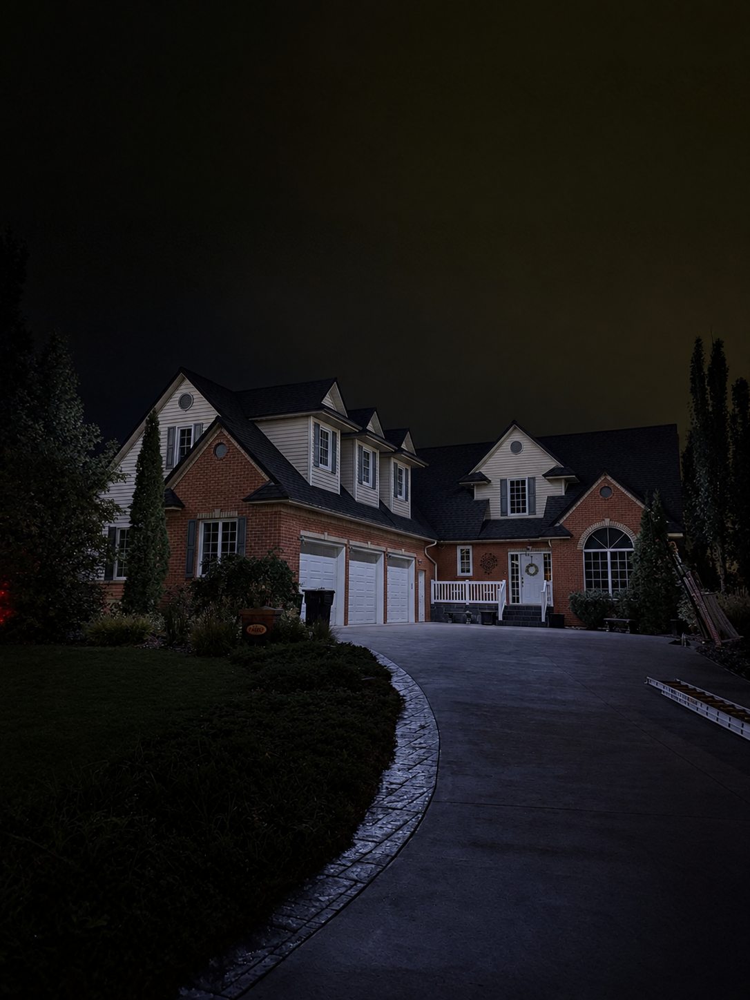 Same house with the lights off