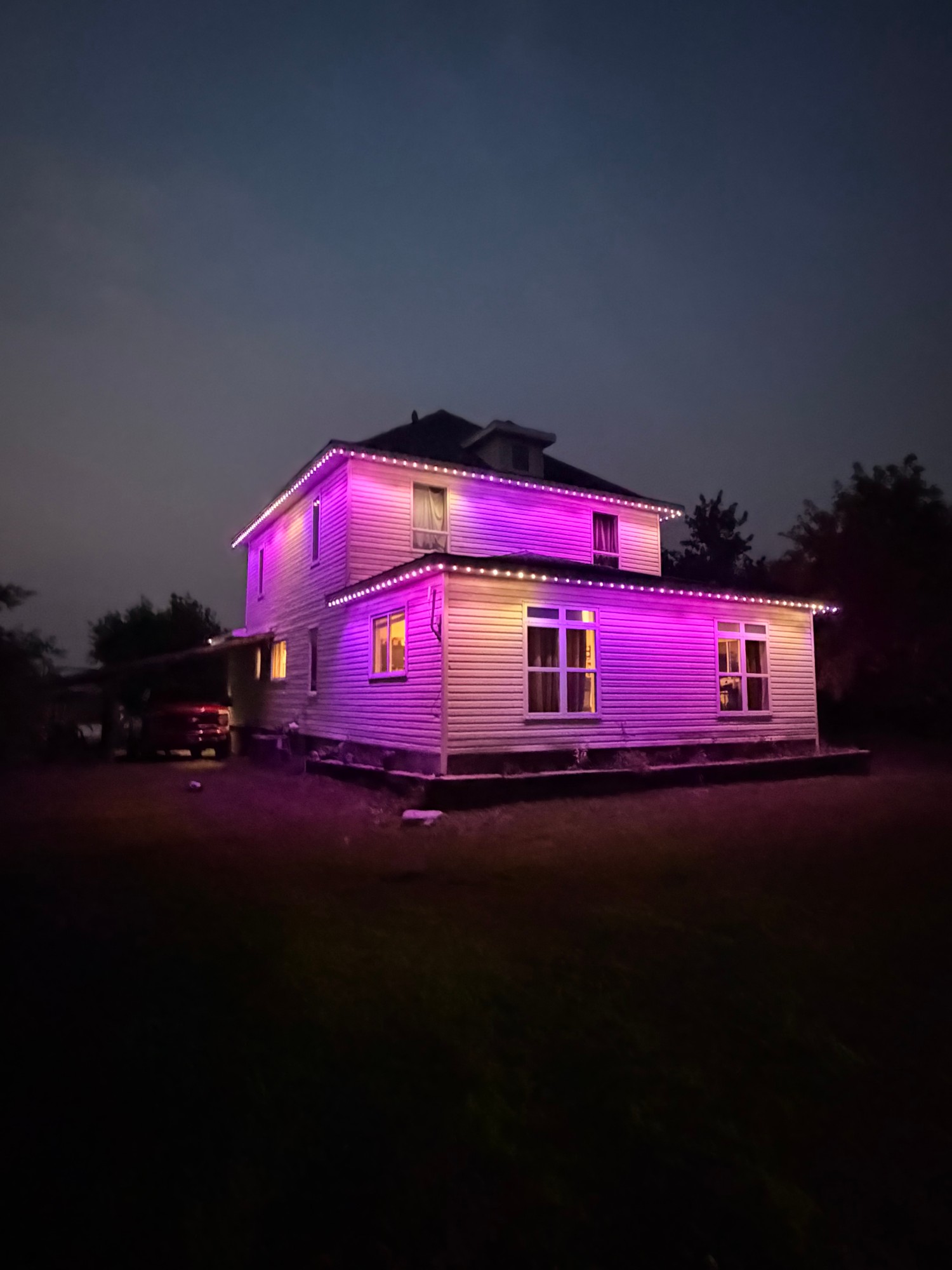 Aurum Lights permanent lighting install