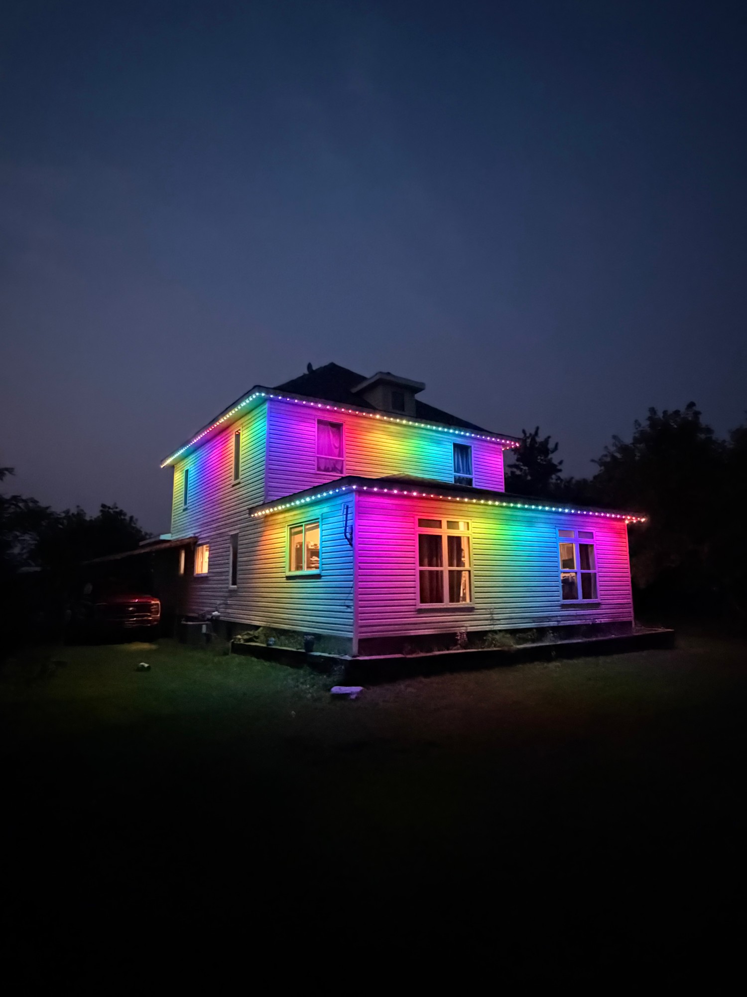 Aurum Lights permanent lighting install